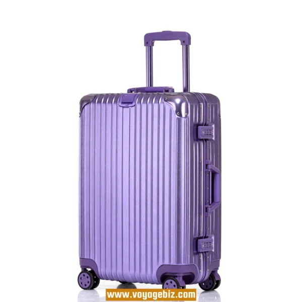 Classic Aluminum Frame Trolley Suitcase ABS+PC | TSA Lock + Silent Wheels + Metal Corners | 20/24/26/29-inch Durable Luggage for Wholesale (6 Colors)PAHX1520 - Image 7