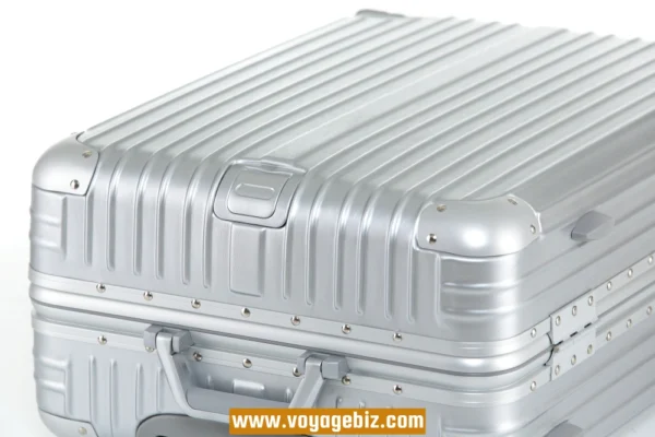 Classic Aluminum Frame Trolley Suitcase ABS+PC | TSA Lock + Silent Wheels + Metal Corners | 20/24/26/29-inch Durable Luggage for Wholesale (6 Colors)PAHX1520 - Image 9