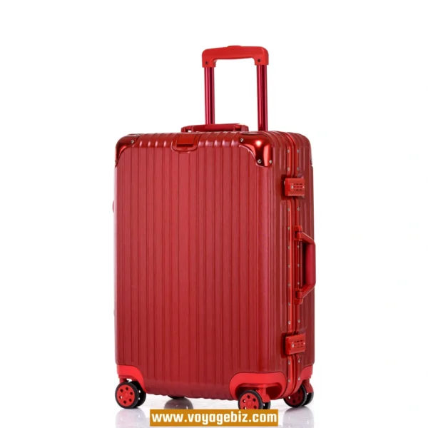 Classic Aluminum Frame Trolley Suitcase ABS+PC | TSA Lock + Silent Wheels + Metal Corners | 20/24/26/29-inch Durable Luggage for Wholesale (6 Colors)PAHX1520 - Image 6