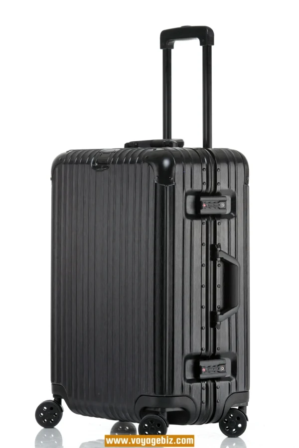 Classic Aluminum Frame Trolley Suitcase ABS+PC | TSA Lock + Silent Wheels + Metal Corners | 20/24/26/29-inch Durable Luggage for Wholesale (6 Colors)PAHX1520 - Image 4