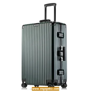 Classic Aluminum Frame Trolley Suitcase ABS+PC | 10+ Years Best Seller | TSA Lock + Silent Wheels + Leather Handle | 20/24/26/29-inch Durable Luggage for Wholesale (6 Colors) PAHX1608