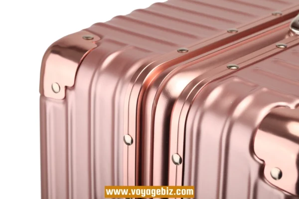 Classic Aluminum Frame Trolley Suitcase ABS+PC | 10+ Years Best Seller | TSA Lock + Silent Wheels + Leather Handle | 20/24/26/29-inch Durable Luggage for Wholesale (6 Colors) PAHX1608 - Image 11