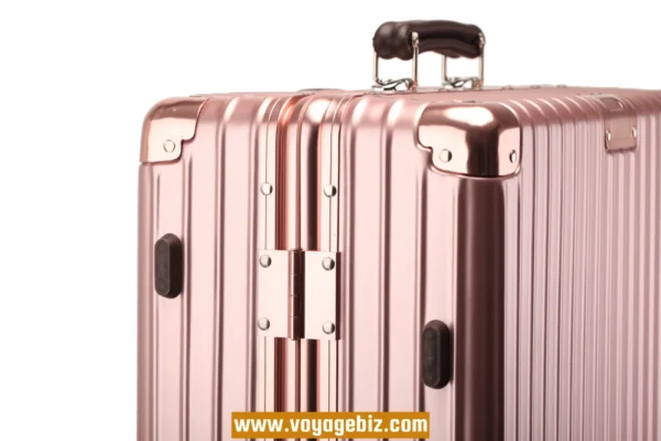 Classic Aluminum Frame Trolley Suitcase ABS+PC | 10+ Years Best Seller | TSA Lock + Silent Wheels + Leather Handle | 20/24/26/29-inch Durable Luggage for Wholesale (6 Colors) PAHX1608 - Image 12