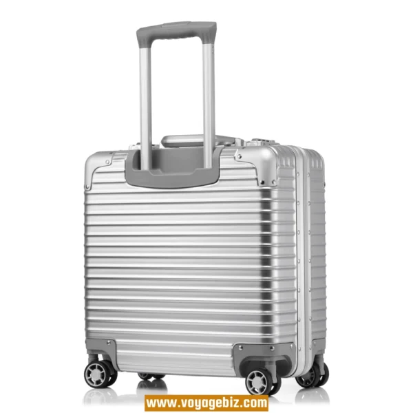 Wholesale 18-inch Aluminum Frame Laptop Luggage ABS+PC | TSA Lock + Silent Wheels  | Metal Corners & Riveted Frame | Compact Carry-On for Business Travel (4 Colors) PAHX1609 - Image 5