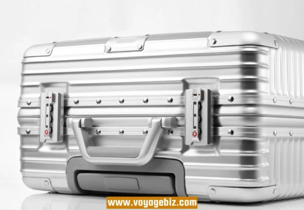 Wholesale 18-inch Aluminum Frame Laptop Luggage ABS+PC | TSA Lock + Silent Wheels  | Metal Corners & Riveted Frame | Compact Carry-On for Business Travel (4 Colors) PAHX1609 - Image 14