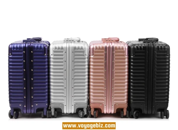 Wholesale 18-inch Aluminum Frame Laptop Luggage ABS+PC | TSA Lock + Silent Wheels  | Metal Corners & Riveted Frame | Compact Carry-On for Business Travel (4 Colors) PAHX1609 - Image 10