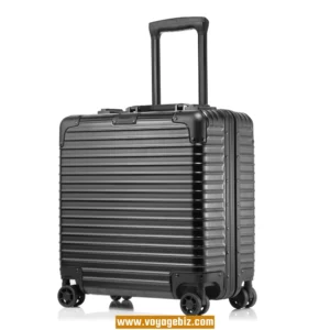 Wholesale 18-inch Aluminum Frame Laptop Luggage ABS+PC | TSA Lock + Silent Wheels  | Metal Corners & Riveted Frame | Compact Carry-On for Business Travel (4 Colors) PAHX1609