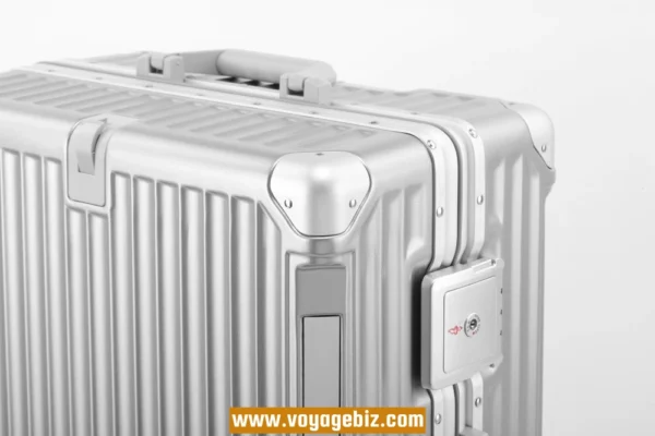 Wholesale&Custom  Aluminum Frame Trolley Suitcase ABS+PC | TSA Lock  | Charging Port & Phone Holder | Silent Wheels + Metal Corners | 20/24/26-inch Luggage  (4 Colors)PAHX2406 - Image 21