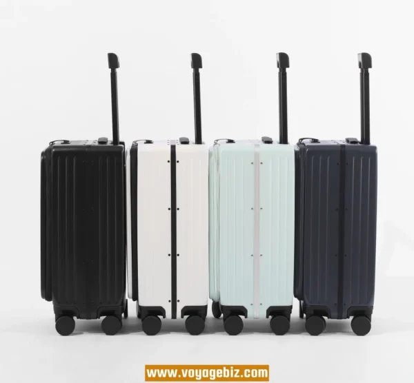 Wholesale 20-inch Aluminum Frame Cabin Luggage with TSA Lock & Charging Port | Silent 360° Wheels | ABS+PC Lightweight Suitcase for Travel/Business (4 Colors)PAHX6618 - Image 2