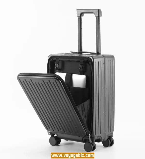 Wholesale 20-inch Aluminum Frame Cabin Luggage with TSA Lock & Charging Port | Silent 360° Wheels | ABS+PC Lightweight Suitcase for Travel/Business (4 Colors)PAHX6618 - Image 17