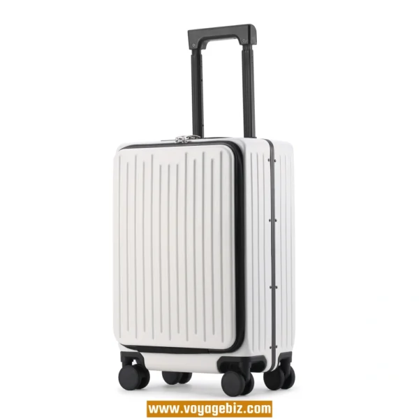 Wholesale 20-inch Aluminum Frame Cabin Luggage with TSA Lock & Charging Port | Silent 360° Wheels | ABS+PC Lightweight Suitcase for Travel/Business (4 Colors)PAHX6618 - Image 6