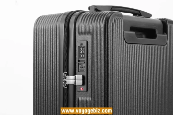 Wholesale Silent-Spinner Cabin Luggage | TSA Lock ABS+PC Zipper Case (16"/18") | Black/White/Burgundy/Purple Multi-Color Options PZHX8069 - Image 11