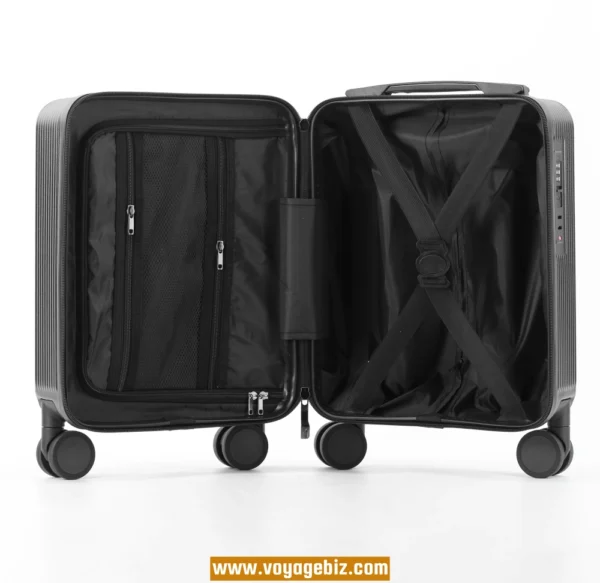 Wholesale Silent-Spinner Cabin Luggage | TSA Lock ABS+PC Zipper Case (16"/18") | Black/White/Burgundy/Purple Multi-Color Options PZHX8069 - Image 15