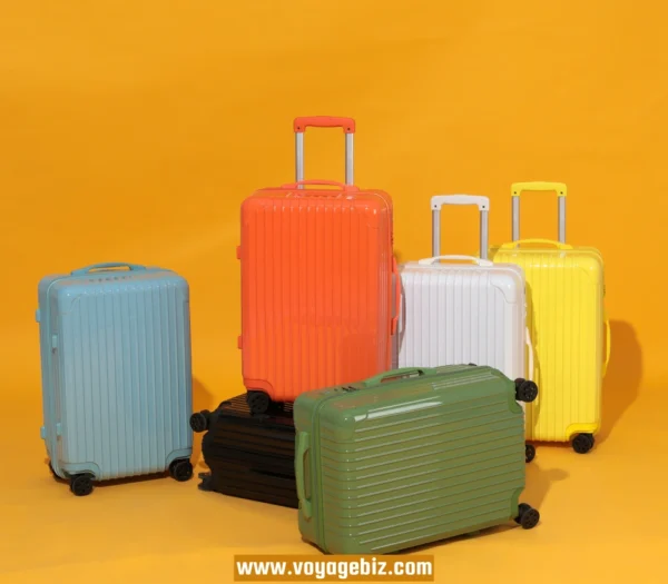 Candy Color Lightweight Zipper Trolley Luggage ABS+PC | TSA Lock + Silent Wheels | 20/24/26/29-inch Vibrant Travel Suitcase for Wholesale PZHX9013