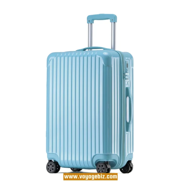 Candy Color Lightweight Zipper Trolley Luggage ABS+PC | TSA Lock + Silent Wheels | 20/24/26/29-inch Vibrant Travel Suitcase for Wholesale PZHX9013 - Image 6