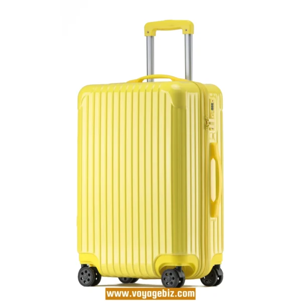 Candy Color Lightweight Zipper Trolley Luggage ABS+PC | TSA Lock + Silent Wheels | 20/24/26/29-inch Vibrant Travel Suitcase for Wholesale PZHX9013 - Image 5