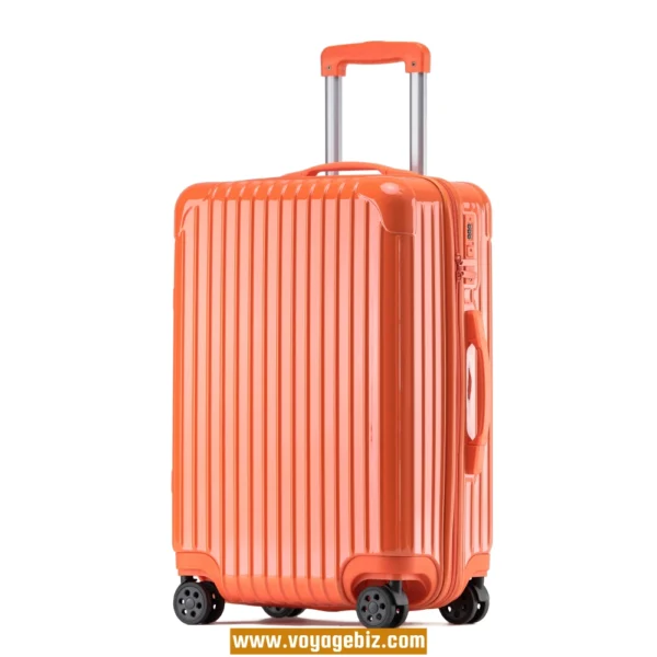 Candy Color Lightweight Zipper Trolley Luggage ABS+PC | TSA Lock + Silent Wheels | 20/24/26/29-inch Vibrant Travel Suitcase for Wholesale PZHX9013 - Image 2