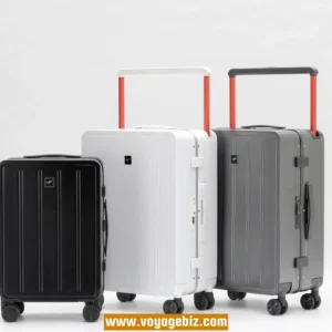 Smart Luggage with USB Port – Wide Handle ABS+PC Suitcase with TSA Lock, Aluminum Frame, Spinner Wheels | 20” 24” PAHX1008
