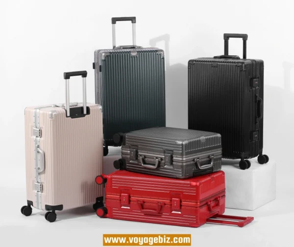 PC Spinner Luggage – Aluminum Frame Suitcase with TSA Lock, Hook & Metal Corners | 20” 22” 24” 26” PAHX2018 - Image 18