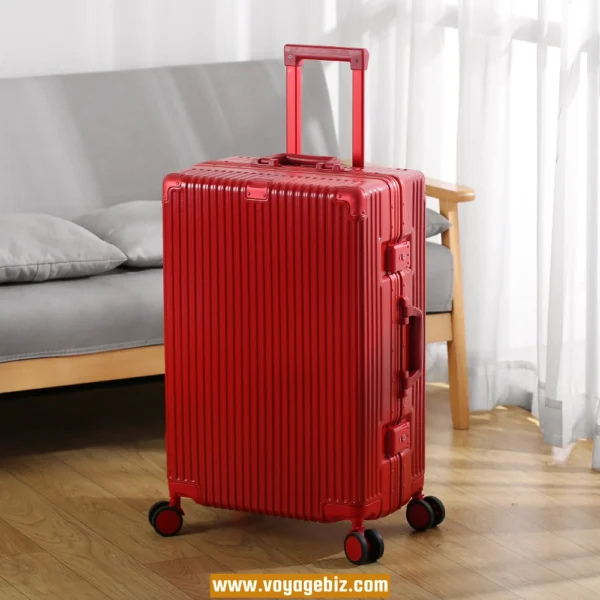 PC Spinner Luggage – Aluminum Frame Suitcase with TSA Lock, Hook & Metal Corners | 20” 22” 24” 26” PAHX2018 - Image 2