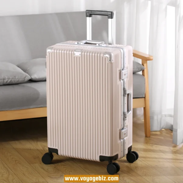 PC Spinner Luggage – Aluminum Frame Suitcase with TSA Lock, Hook & Metal Corners | 20” 22” 24” 26” PAHX2018 - Image 6