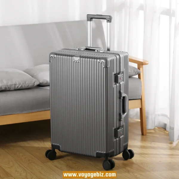 PC Spinner Luggage – Aluminum Frame Suitcase with TSA Lock, Hook & Metal Corners | 20” 22” 24” 26” PAHX2018 - Image 7