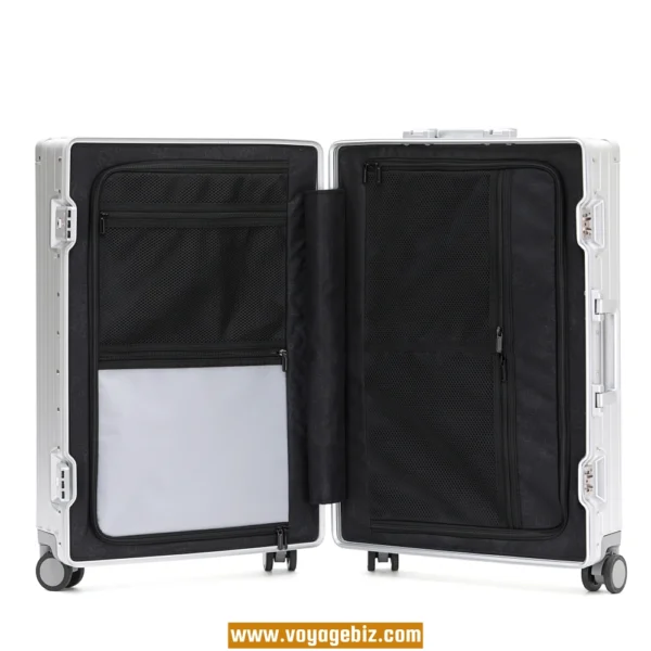 Full Metal Luggage – Magnesium-Aluminum Alloy Suitcase with TSA Lock & Spinner Wheels | 20” 24”PAHX2601 - Image 14