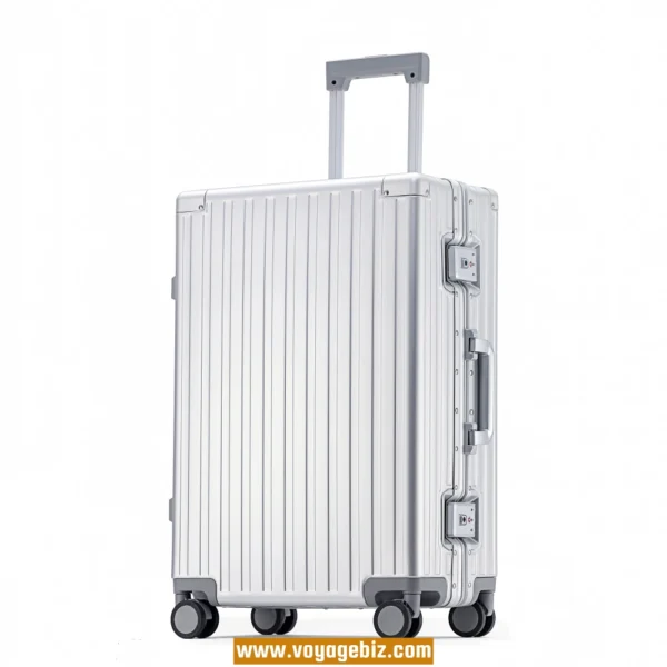 Full Metal Luggage – Magnesium-Aluminum Alloy Suitcase with TSA Lock & Spinner Wheels | 20” 24”PAHX2601 - Image 2