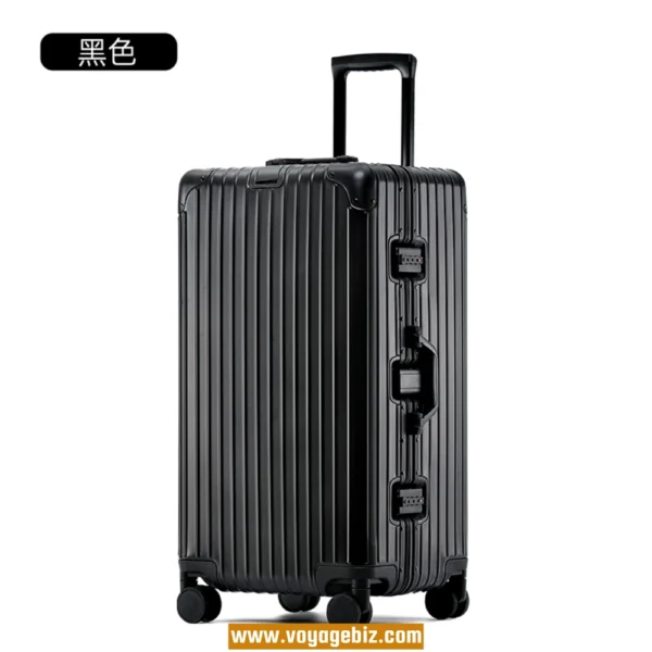 Full Metal Magnesium-Aluminum Alloy Luggage – Aluminum Frame TSA Lock Suitcase with Spinner Wheels | 22” 24” 26” 28” 30” PAHX2605 - Image 8