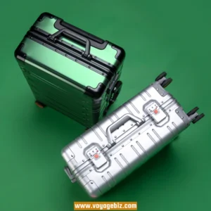 Full Aluminum Luggage – Hard Shell TSA Lock Suitcase with Spinner Wheels | 20” 24” 29” | Reinforced Aluminum Frame Trolley Case  PAHX60