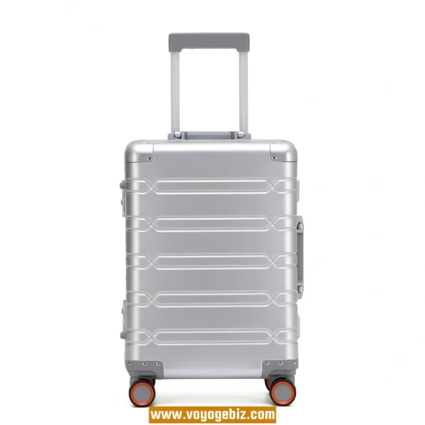 Full Aluminum Luggage – Hard Shell TSA Lock Suitcase with Spinner Wheels | 20” 24” 29” | Reinforced Aluminum Frame Trolley Case  PAHX60 - Image 9