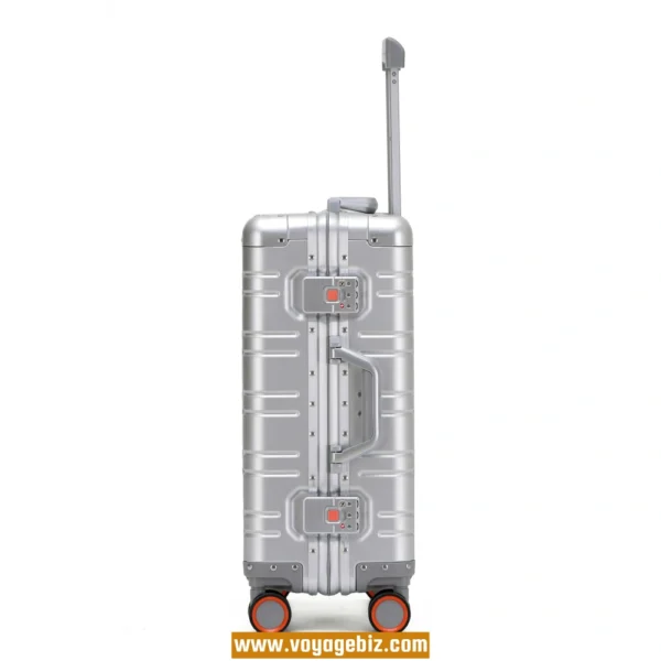 Full Aluminum Luggage – Hard Shell TSA Lock Suitcase with Spinner Wheels | 20” 24” 29” | Reinforced Aluminum Frame Trolley Case  PAHX60 - Image 11