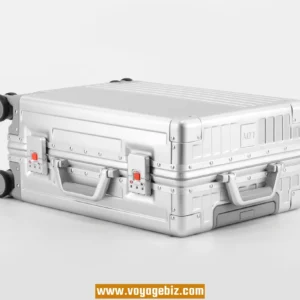 Aluminum Frame Luggage – Full Metal TSA Lock Suitcase with Spinner Wheels | 20” 24” 29” | Aluminum  Travel Trolley Case PAHX80