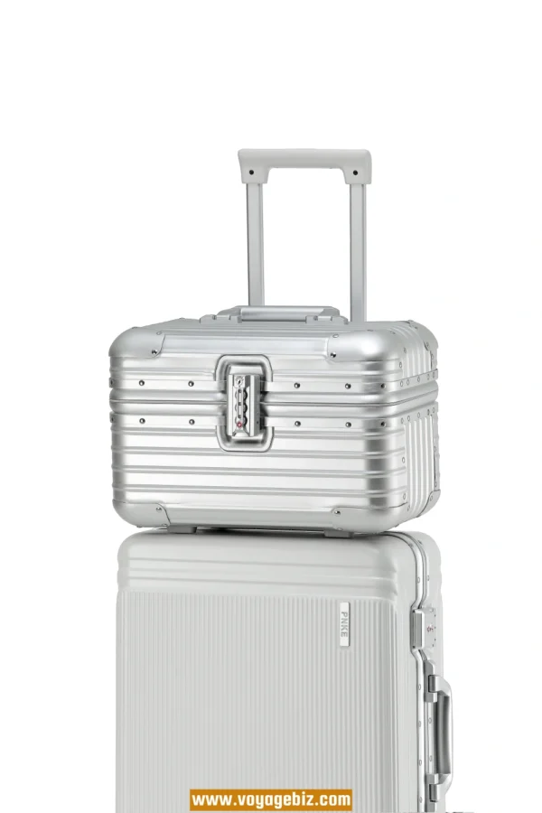 Magnesium-Aluminum Equipment Case – TSA Lock Aluminum Tool/Makeup Box | 12” 15”PAHX8010 - Image 2