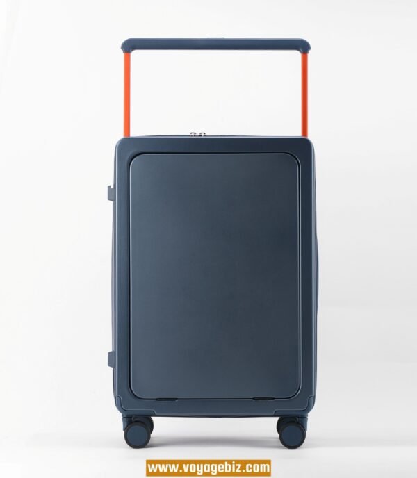 Front-Opening Trolley Luggage with TSA Lock, Charging Port, 360° Spinner Wheels, Wide Trolley Handle – 20/24-inch, ABS + PC, Available in White, Purple, Green, Black, Grey, Dark Blue  PZHX2321 - Image 13