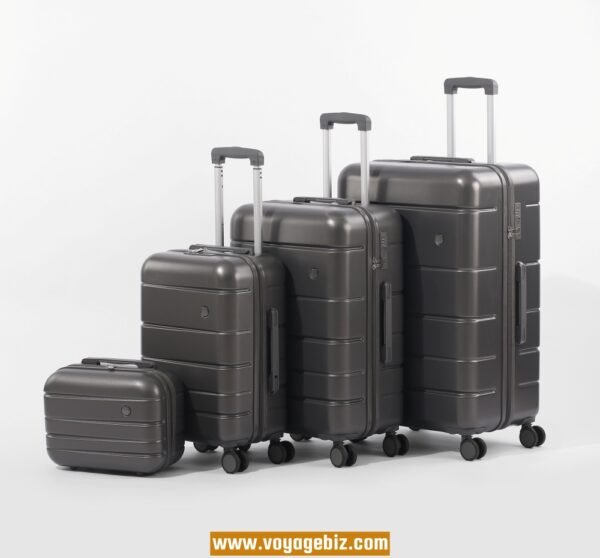 Zipper Luggage Set with TSA Lock, Hook, Silent 360° Spinner Wheels - Available in 14+20/14+20+24+28-inch - Black, White, Grey, Pink  PZHX618