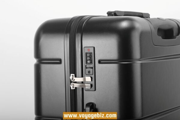 Zipper Luggage Set with TSA Lock, Hook, Silent 360° Spinner Wheels - Available in 14+20/14+20+24+28-inch - Black, White, Grey, Pink  PZHX618 - Image 17