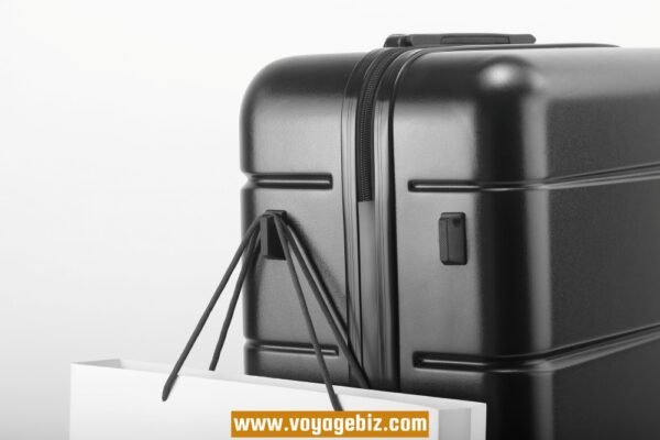 Zipper Luggage Set with TSA Lock, Hook, Silent 360° Spinner Wheels - Available in 14+20/14+20+24+28-inch - Black, White, Grey, Pink  PZHX618 - Image 15